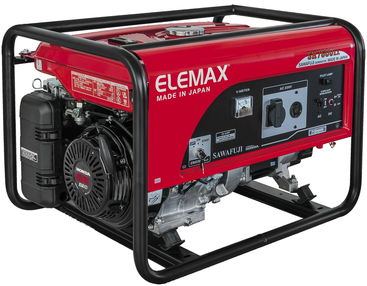 генератор Elemax SH7600EX-RS  от поставщика .